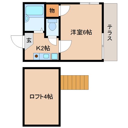 静岡駅 バス14分  妙見下下車：停歩2分 1階の物件間取画像